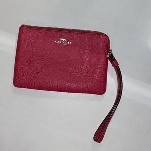 Pink Coach Wristlet